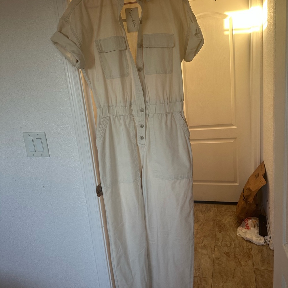 Universal Thread Cream Jumpsuit